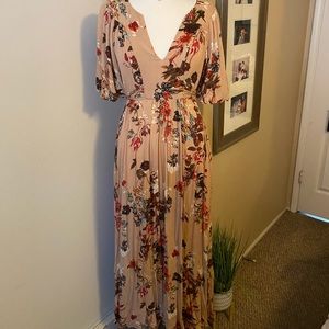 Long floral dress